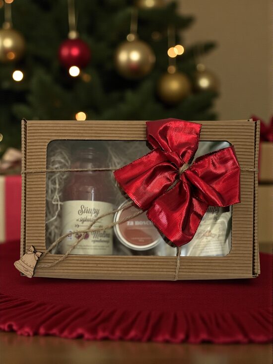 Vánoční balíček sirupů 2x0,3l a svíčka 